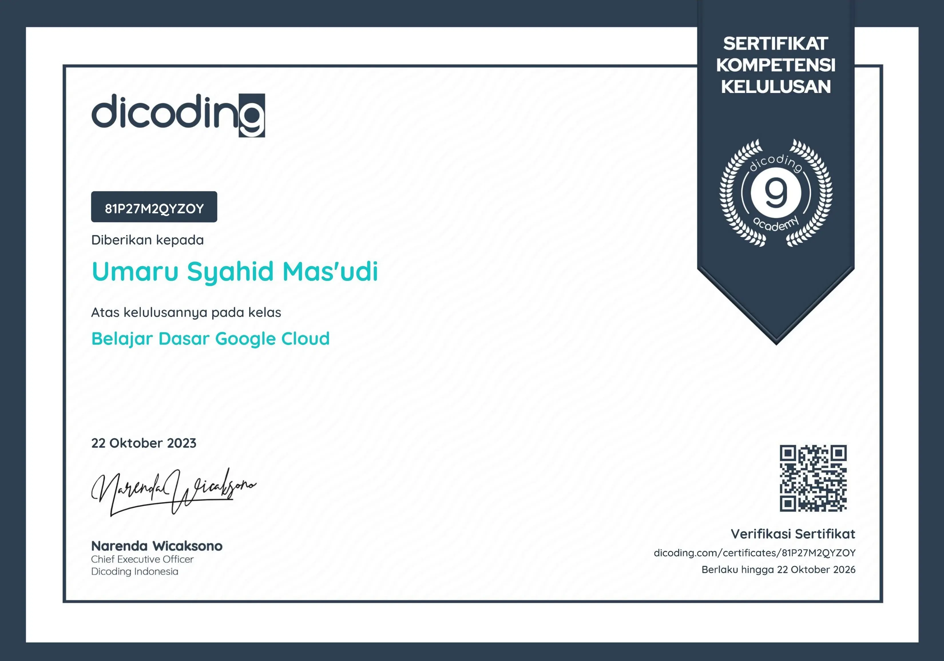 Learn Basic of Google Cloud