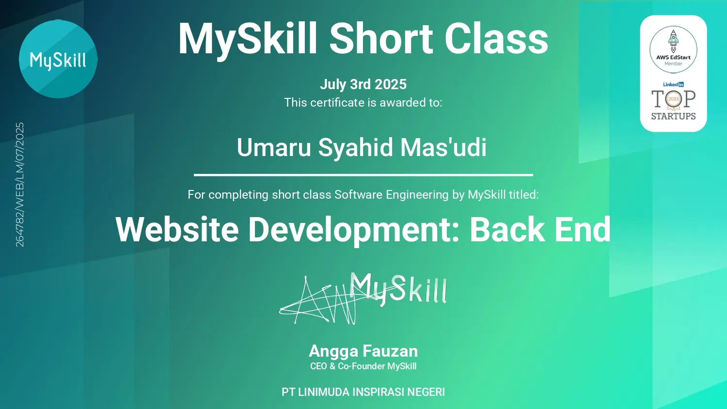 Website Development: Back End